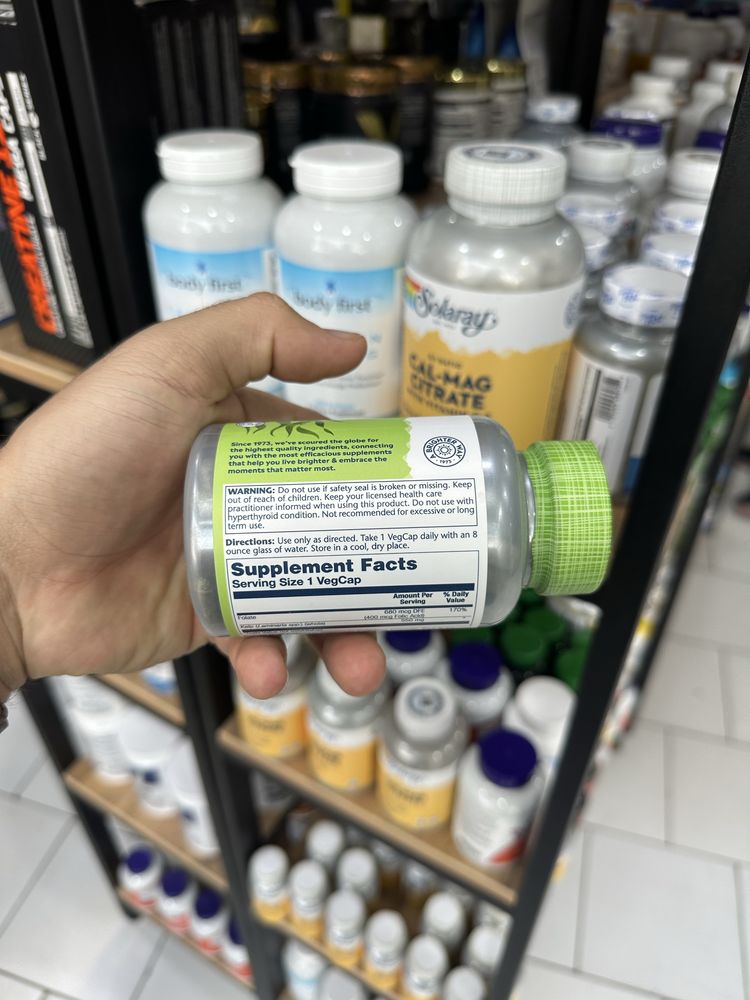Solaray Kelp 550 mg 180 капсул