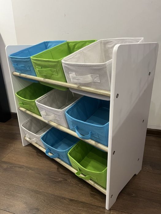 Детска етажерка с 9 кутии