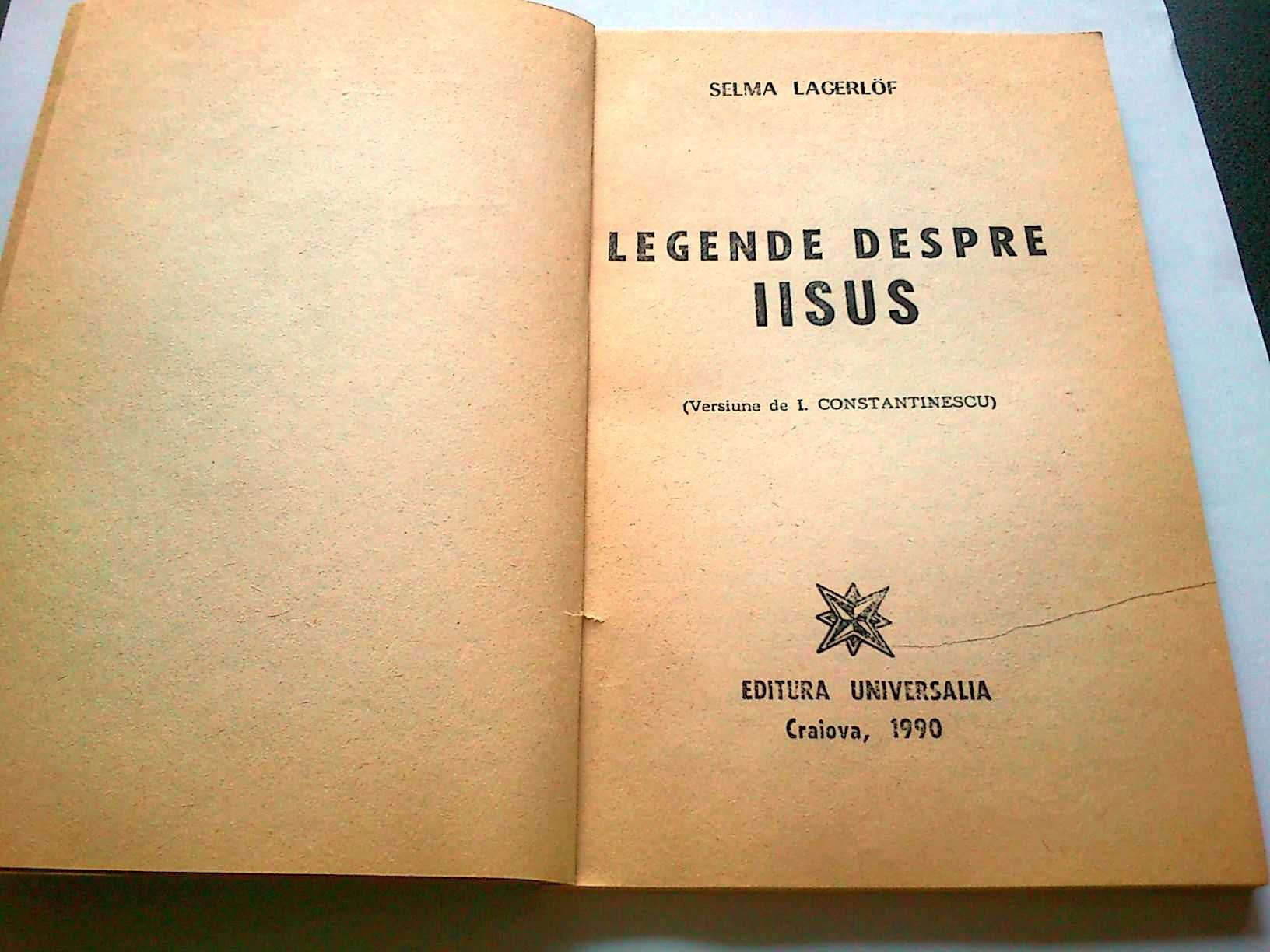 Legende despre Isus - Selma Lagerlof