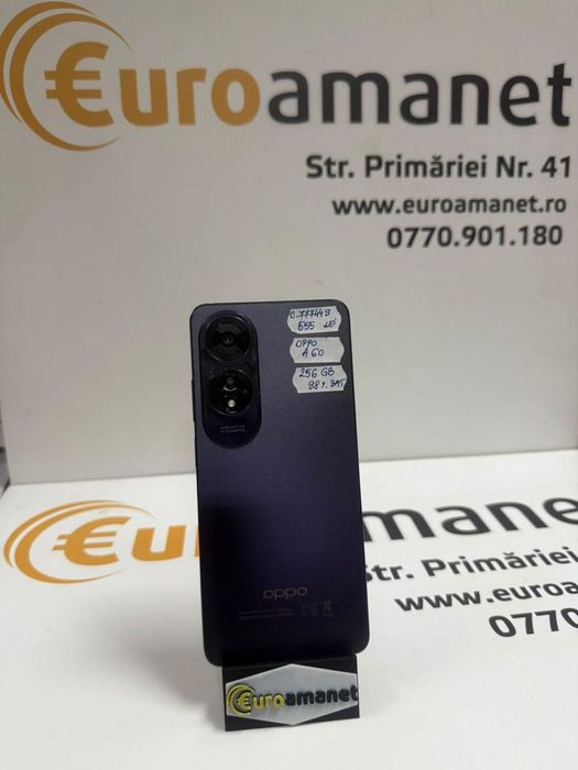 Telefon mobil OPPO A60, 8GB RAM, 256GB, Midnight Purple -P-