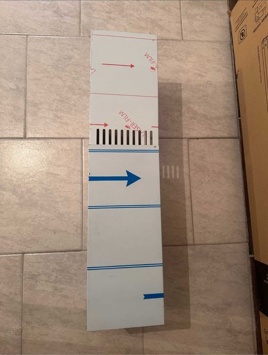 Extensie de perete pentru mascarea tubularii