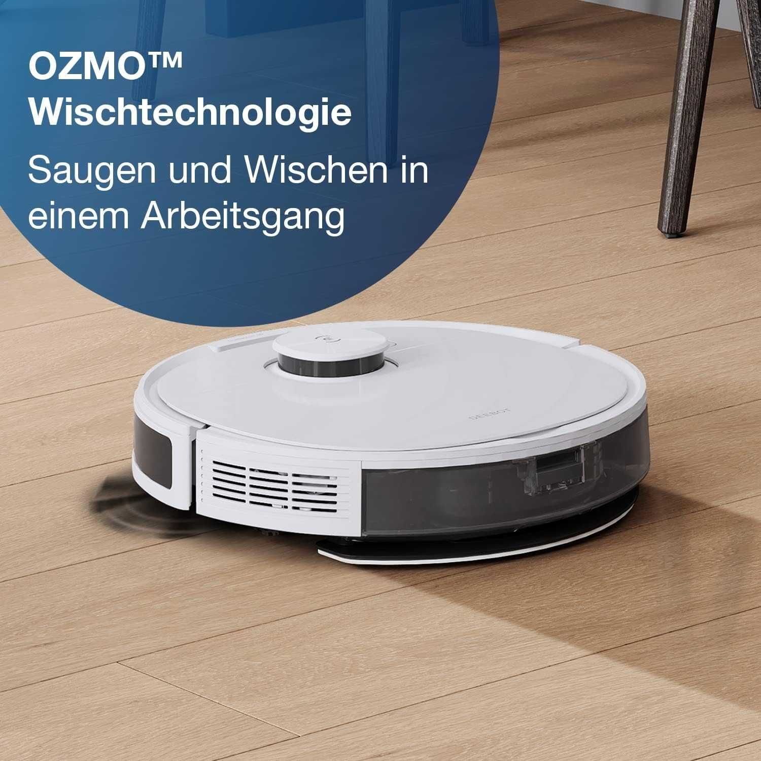Робот прахосмукачка Ecovacs Deebot N8 PRO с моп 3D Navi WiFi 2600Pa