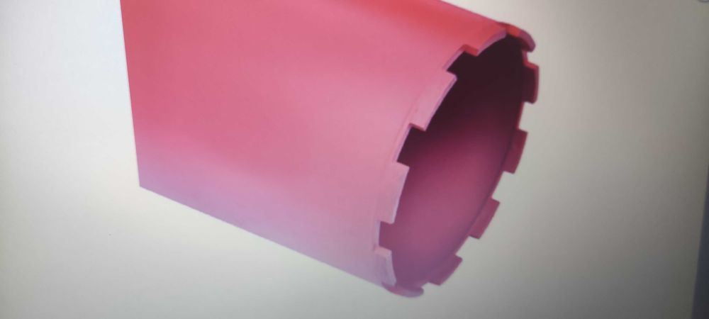 Боркорона за машина със сухо и мокро диамантено пробиване 132 x 400 мм