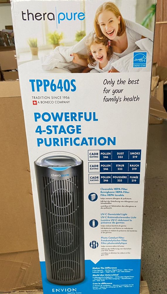 Purificator de aer Thera Pure Envion TPP640S Nou