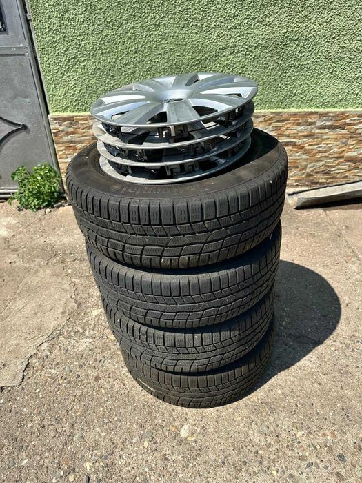 Anvelope iarna Continental 205/60 R16 96H XL  + Jante tabla