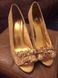 Pantofi aurii H&M