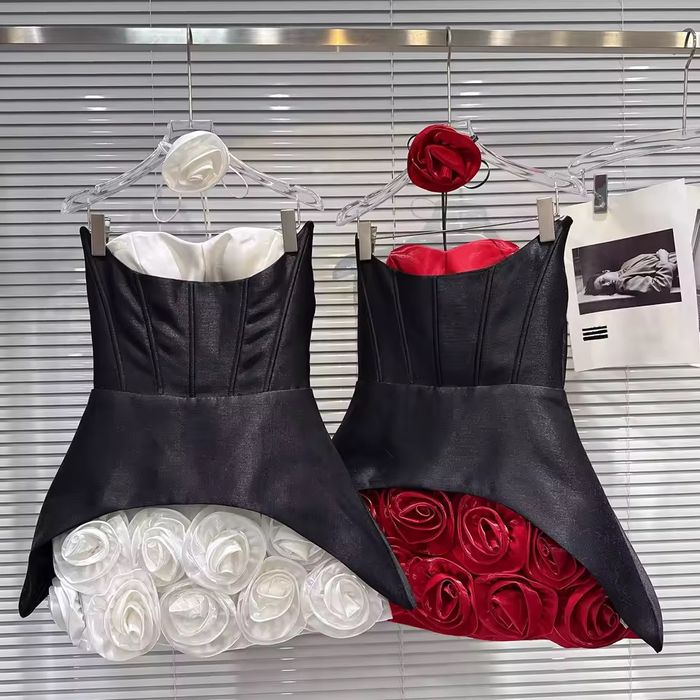 Rochie dama eleganta cu trandafiri