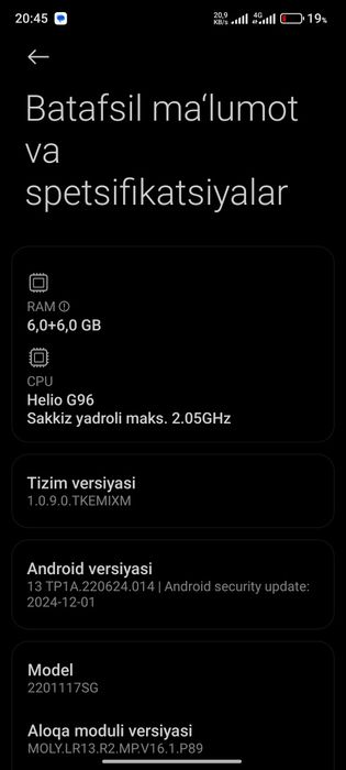 Redmi Note 11S 6/128 srochna