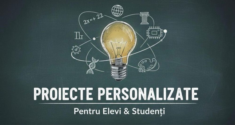 Realizam proiecte în Excel/Word/PowerPoint pentru liceu și facultate!