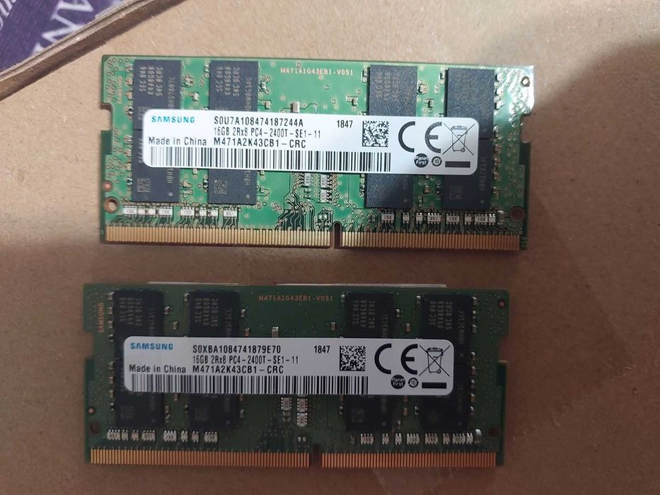 32GB 2400Mhz DDR4 SODIMM CL17 - Samsung