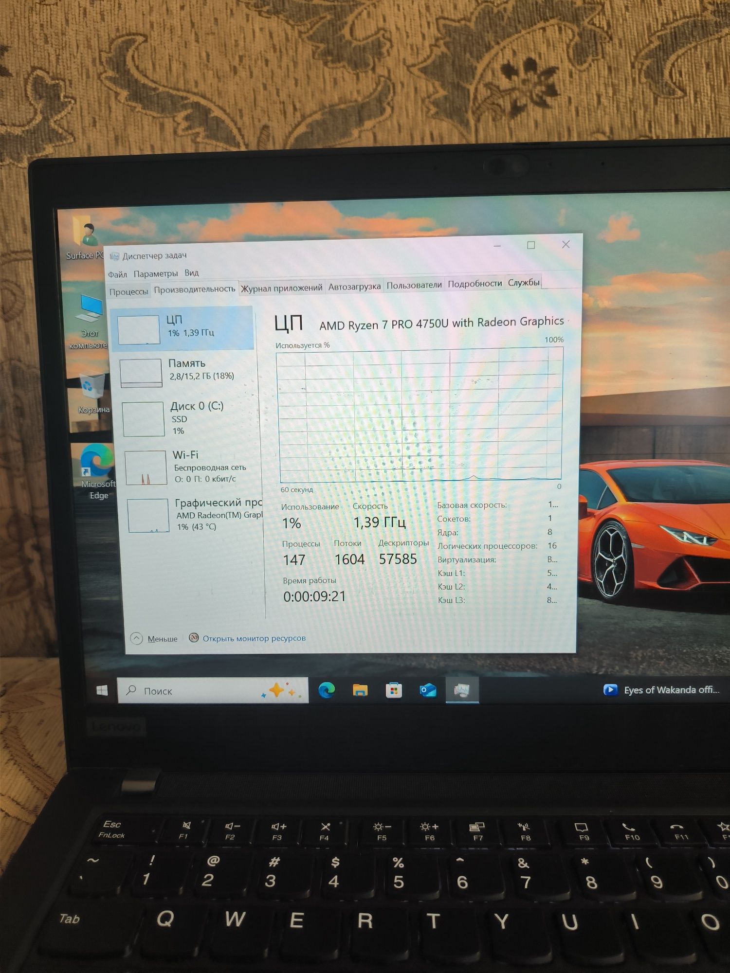 Lenovo Thinkpad T14 Ryzen 7 Pro