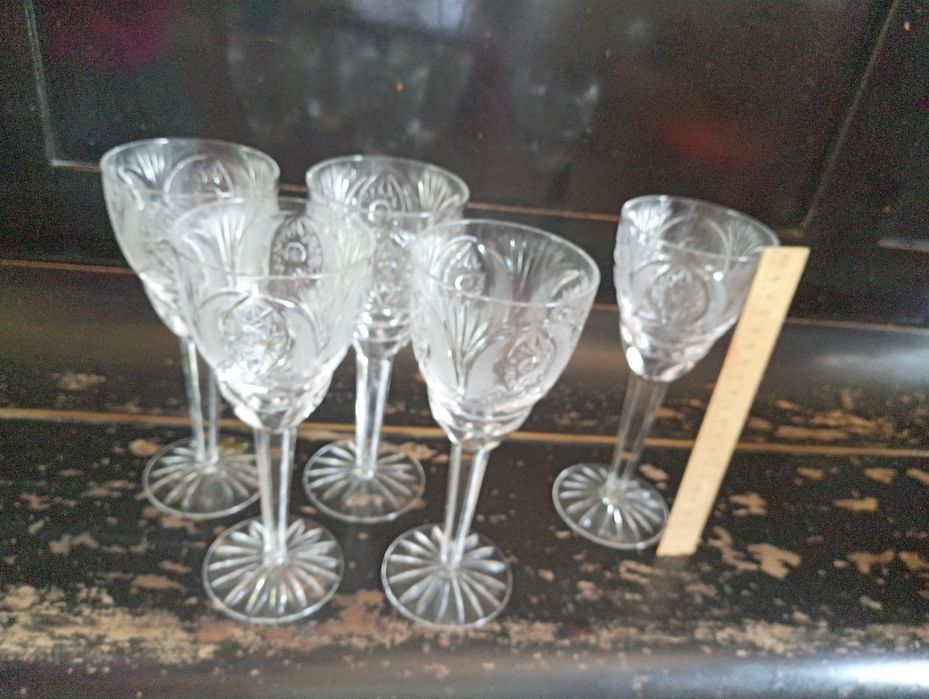 Фужеры хрустальные Чехословакия