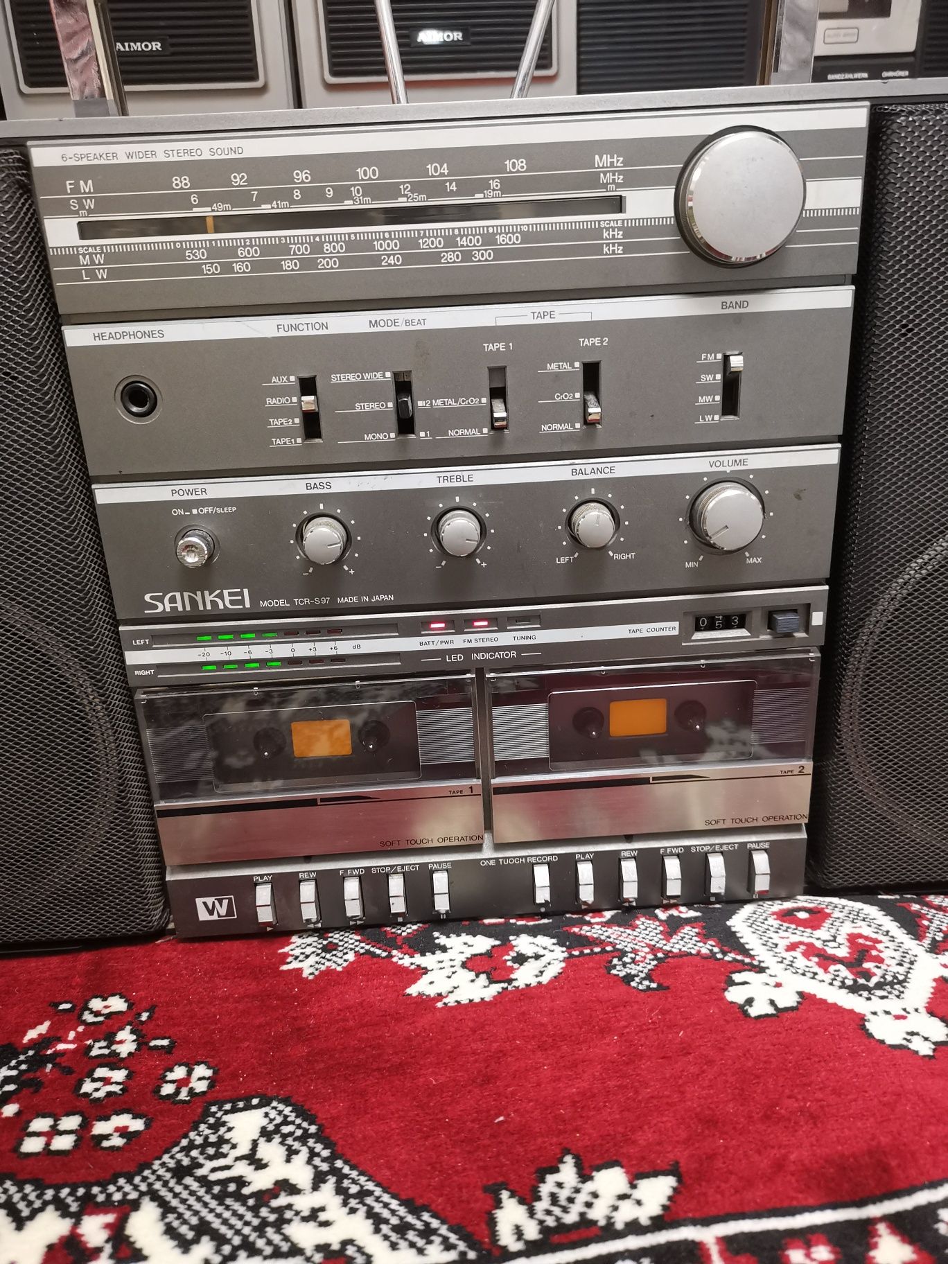 Dublu Radio caset Sankei trc-s 97EE japan