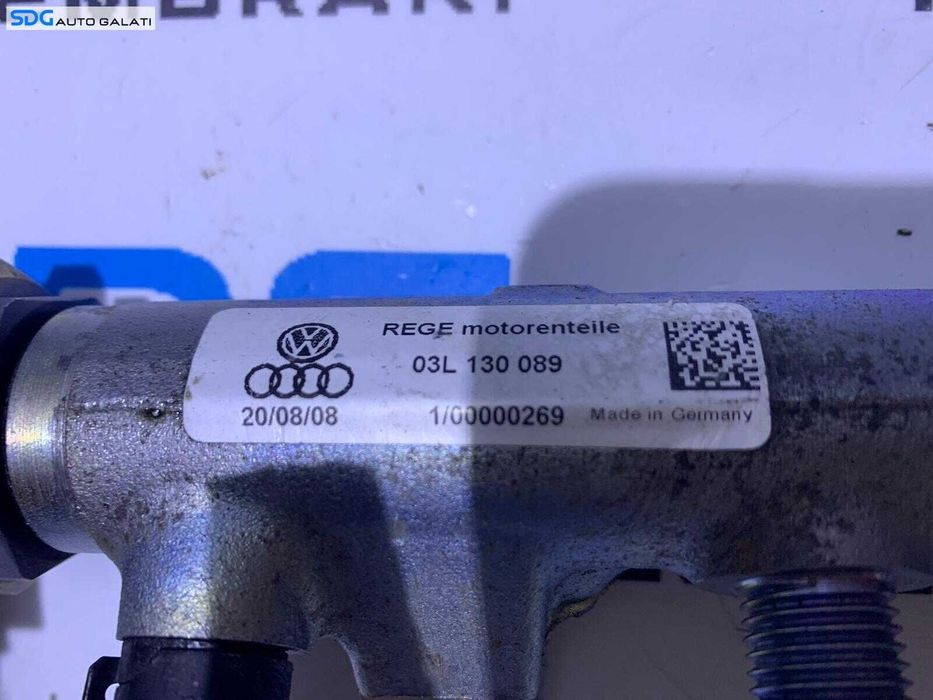Rampa Presiune Injectoare Completa cu Senzor Senzori Regulator Presiune Skoda Yeti 2.0 TDI CBDB CEGA 2010 - 2013 Cod 03L130089 057130764H 0281002859 03L906051 [X2974]