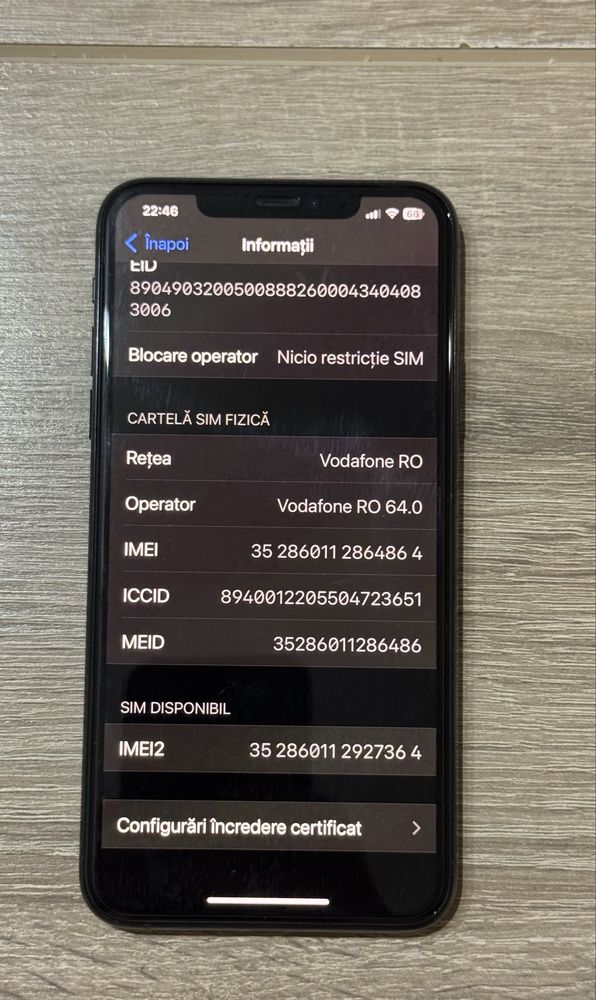 Iphone 11 Pro Max, 64Gb, Midnight Green