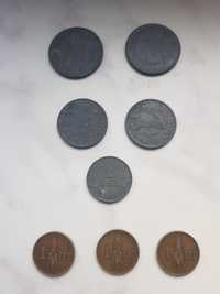 Vând lot de 8 monede romanesti