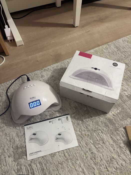 Lampa LED de unghii si pila electrica