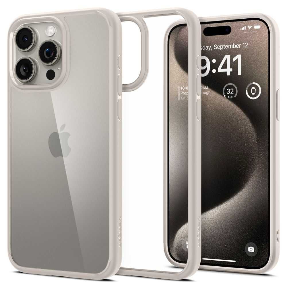 Противоударен Калъф за iPhone 15 Pro, SPIGEN Ultra Hybrid Case