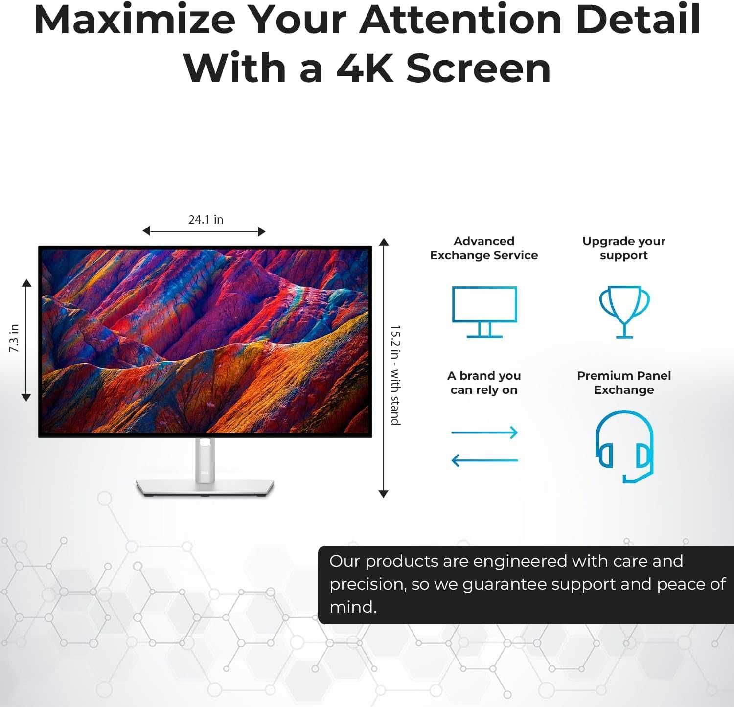 [НОВЫЙ] Монитор DELL UltraSharp U2723QE 4K 75Hz IPS FLAT