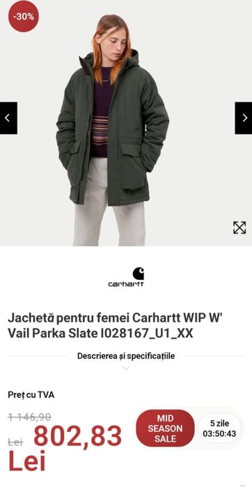 Geaca Parka  dama Carhartt Wip M