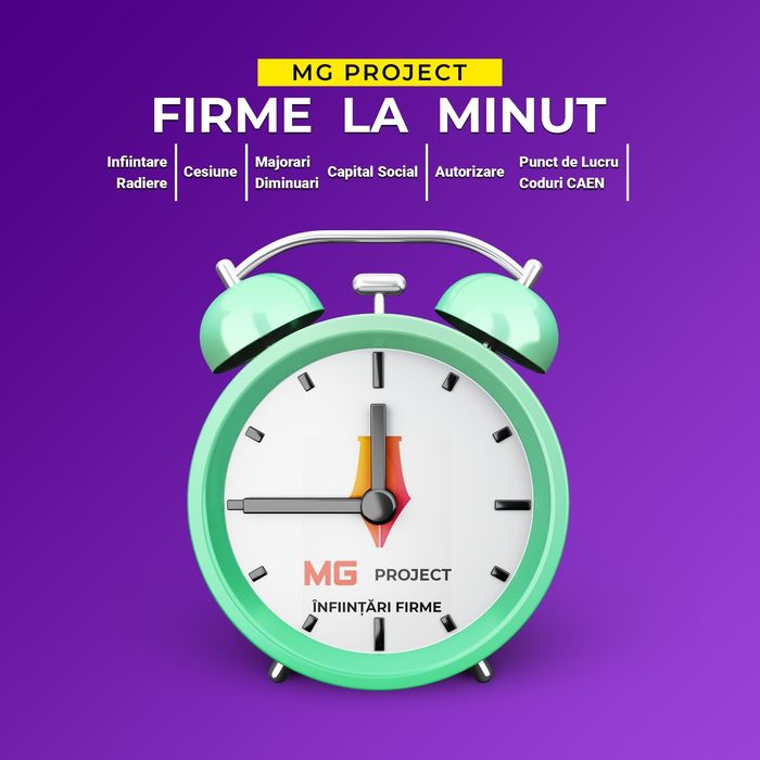 Infiintare firma, societăți, SRL, PFA