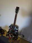 Chitara Acustica Sheffield. (STICKERELE SE POT DA JOS)
