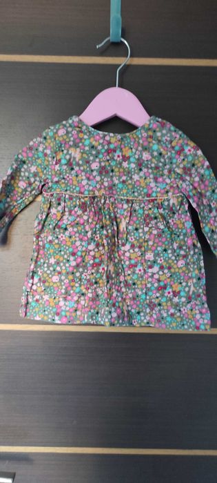 Лот есенни дрехи (рокли,яке) за бебе момиче 74см