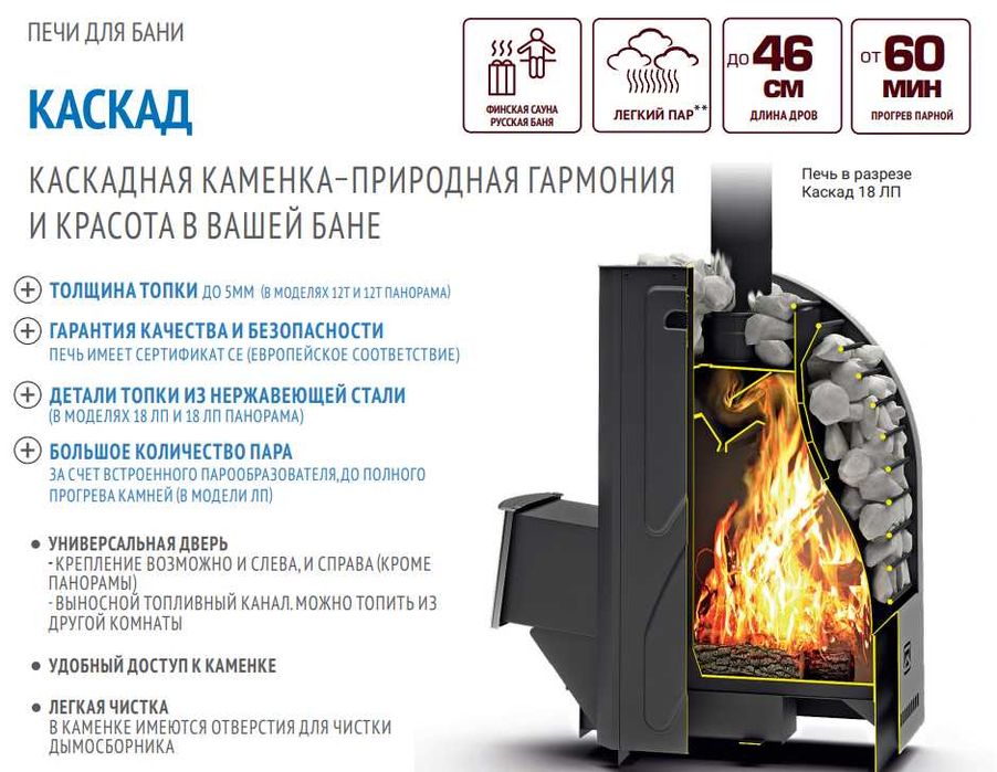 Печи для бани и сауны Теплодар | Широкий выбор
