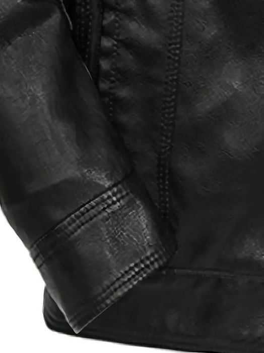 Мужская куртка для весны и осени, стильная с воротником-стойкой.