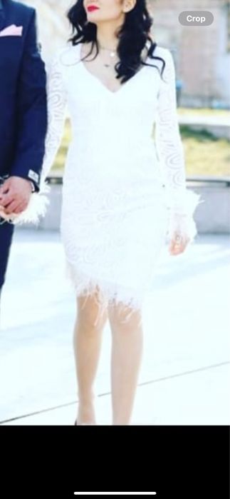 Vand rochie pt cununia civila