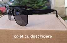 Ochelari de soare Hugo Boss negru metal