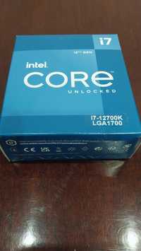 Новый Процессор 12-го поколения Core i7 12700K. Сокет LGA 1700.