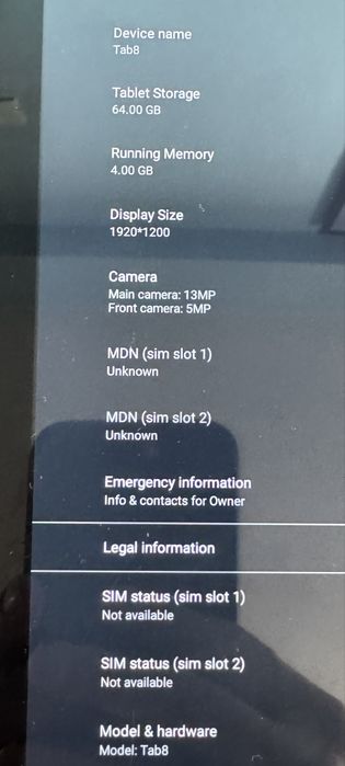 Tableta Blackview Tab 8