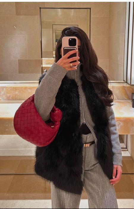 MARCO SARTINI vesta blana vulpe de la 600€ la 200€