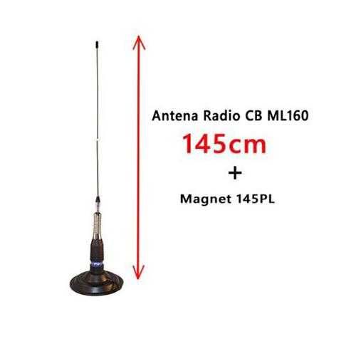 Antena Statie Radio CB Megawat PNI Storm Avanti + Baza Magnet si Cablu
