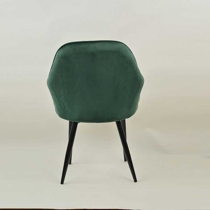 Трапезен стол ВМ313 -зелено кадифе