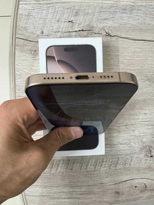 iPhone 16 Pro Max 256GB Desert Titanium 99% - Nasiya savdo mavjud!