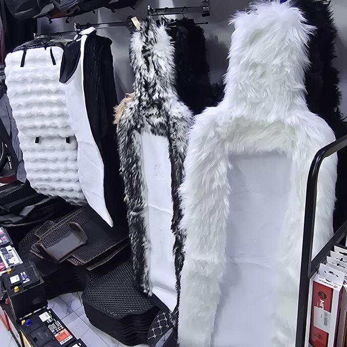 Меховые чехлы на авто. Зимние авточехлы для машины. Авточехол на любой