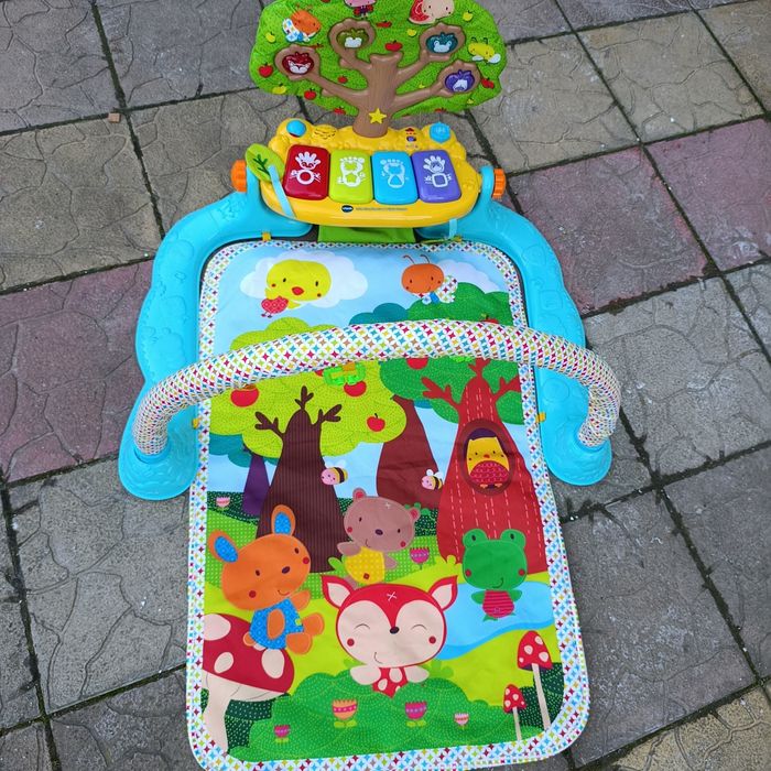 Saltea de joaca activitati Vtech, jocuri lumini, cantece bebelusi si c