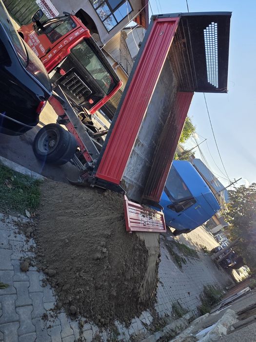 Tractari auto nisip pietris moloz