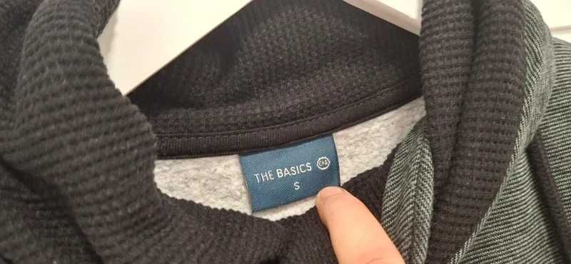 Hanorac barbati cu guler inalt si buzunare