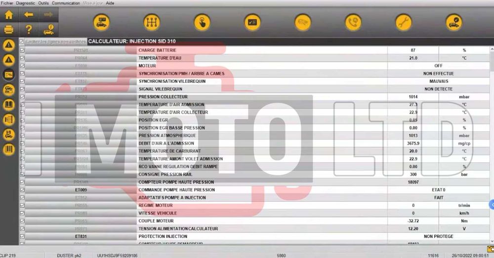 Renault Can Clip - Софтуер за диагностика Renault / Dacia
