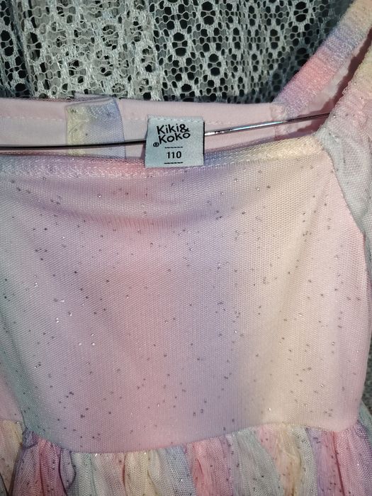 Rochiță  colorată cu sclipici 6 ani