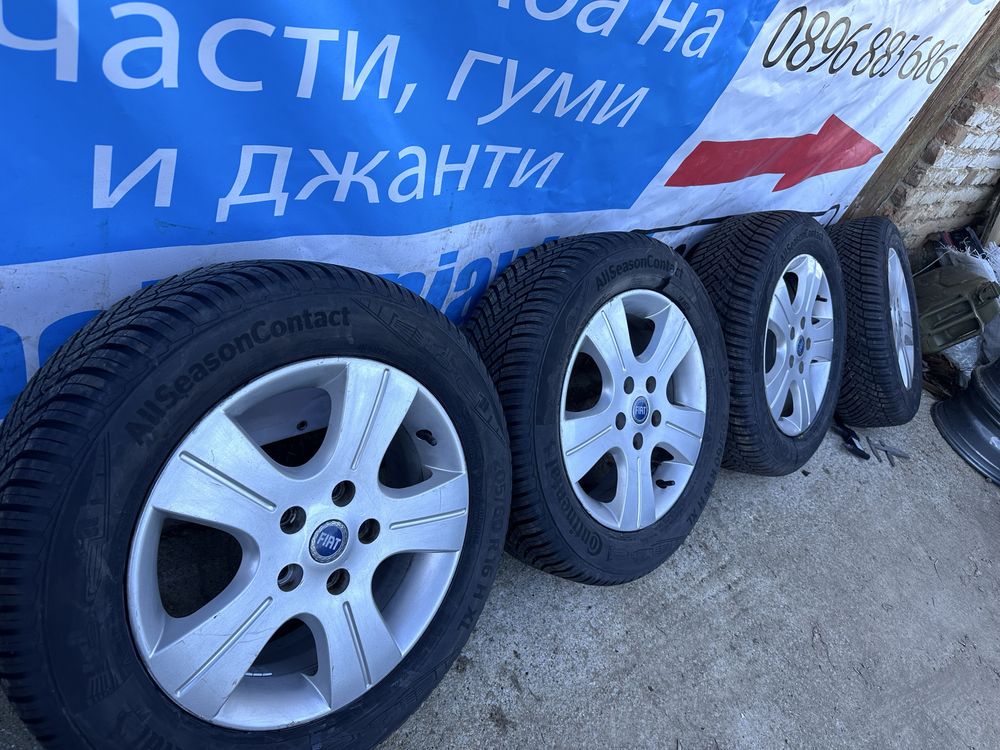 16 5х114.3 джанти с нови зимни гуми