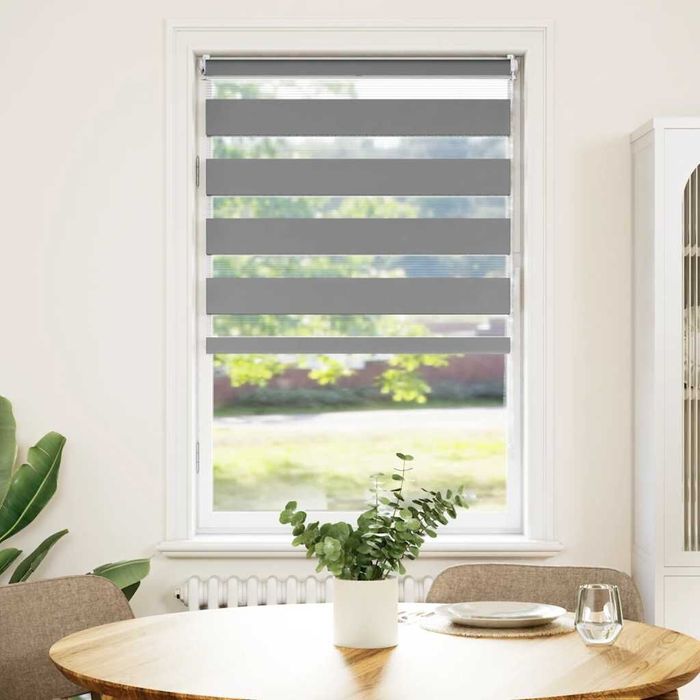 vidaXL
Jaluzea tip zebră, 70 x 120 cm, gri