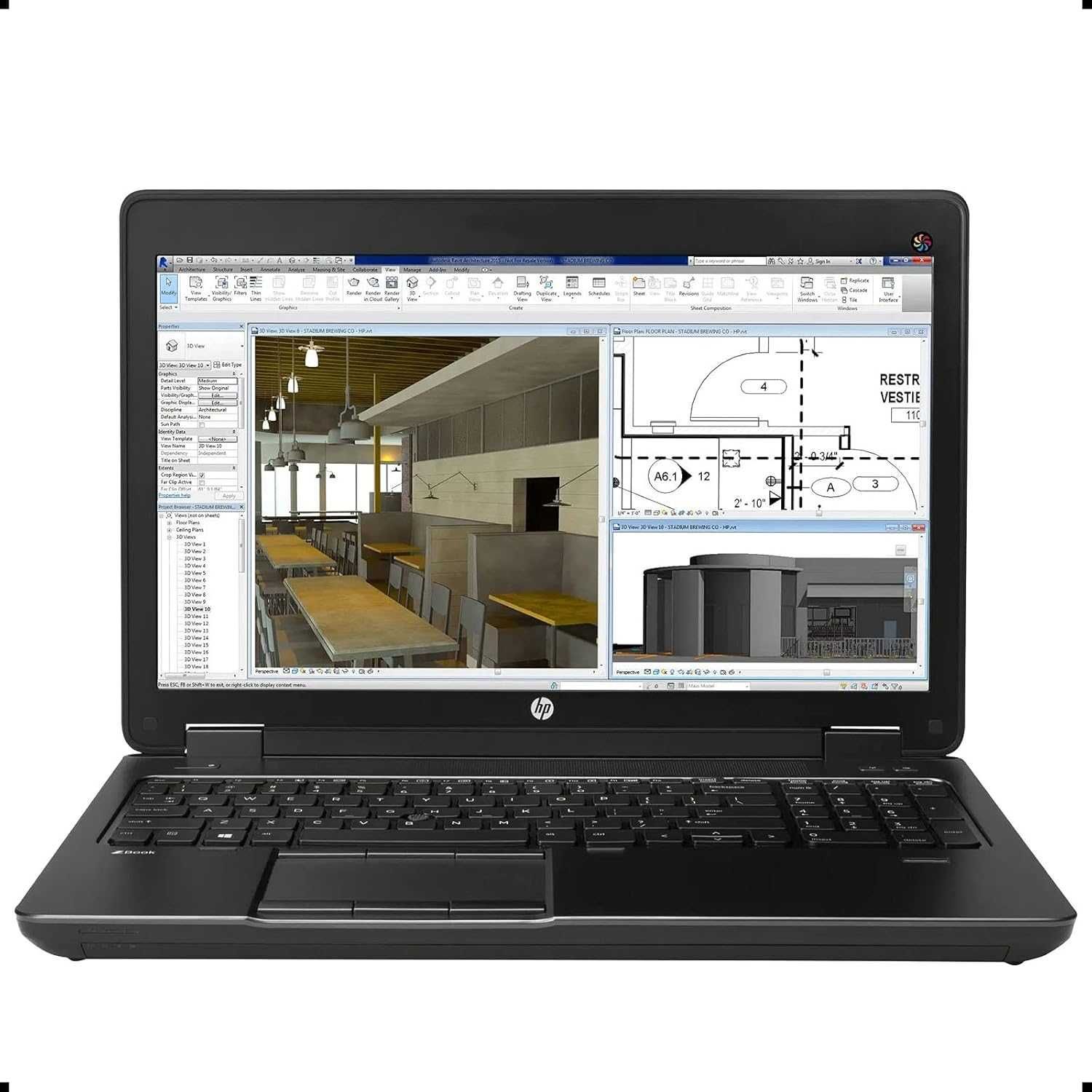 Лаптоп HP ZBook 15 G2 i7-4800MQ 16GB 256GB K2100M ГАРАНЦИЯ