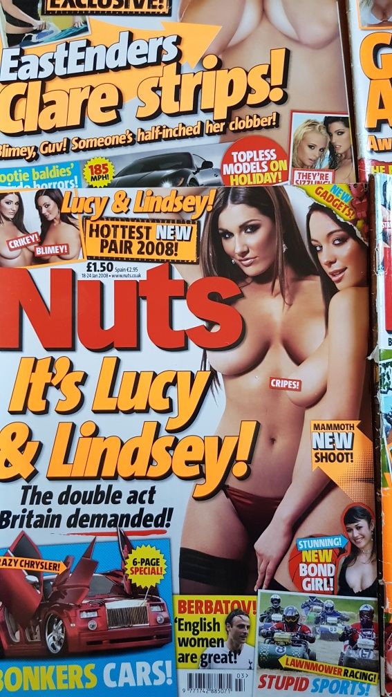 FHM, MAXIM, NUTS английски