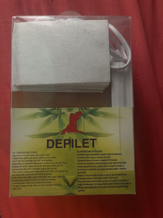 Aparat de epilat cu ceara