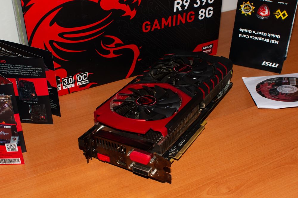 Видеокарта R9 390 8G MSI Gaming видео карта