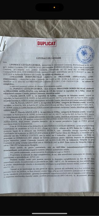 Vand Teren Agricol 8500 eur/ha Negociabil